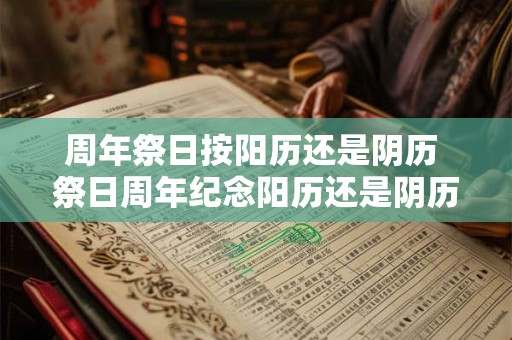 周年祭日按阳历还是阴历 祭日周年纪念阳历还是阴历