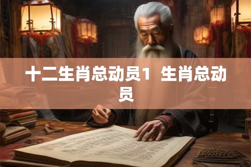 十二生肖总动员1  生肖总动员