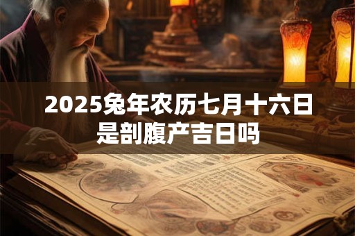 2026兔年农历七月十六日是剖腹产吉日吗