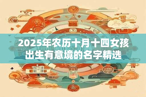 2025年农历十月十四女孩出生有意境的名字精选