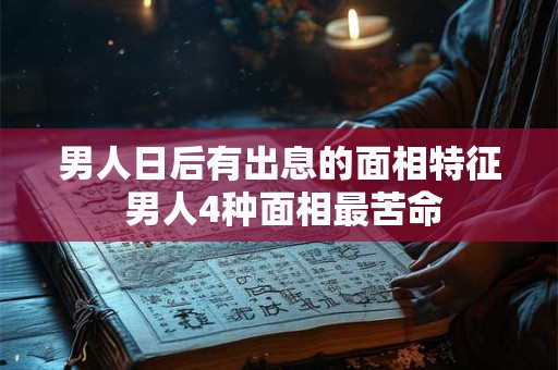 男人日后有出息的面相特征 男人4种面相最苦命