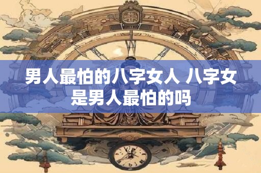 男人最怕的八字女人 八字女是男人最怕的吗