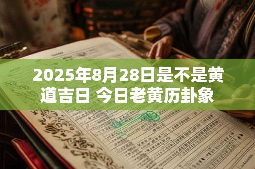 2025年8月28日是不是黄道吉日 今日老黄历卦象