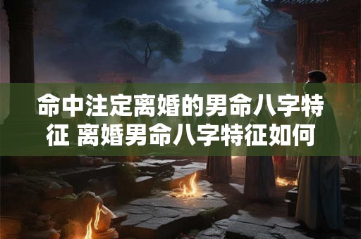 命中注定离婚的男命八字特征 离婚男命八字特征如何确定