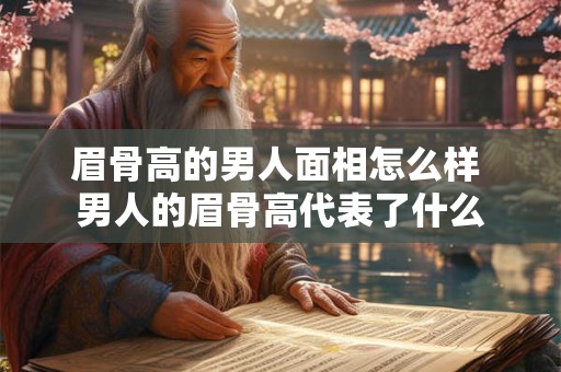 眉骨高的男人面相怎么样 男人的眉骨高代表了什么