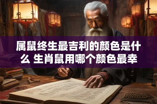 属鼠终生最吉利的颜色是什么 生肖鼠用哪个颜色最幸运