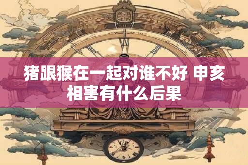 猪跟猴在一起对谁不好 申亥相害有什么后果