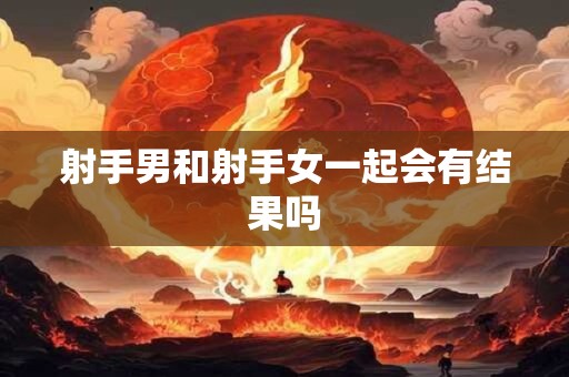 射手男和射手女一起会有结果吗