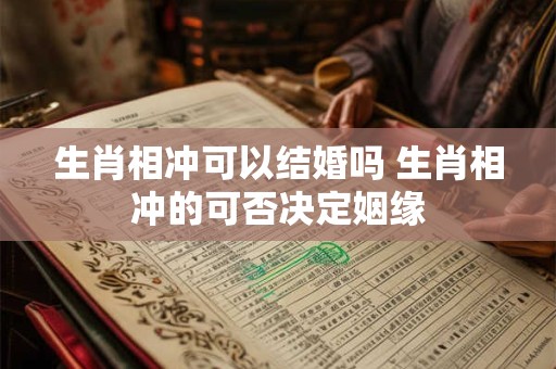 生肖相冲可以结婚吗 生肖相冲的可否决定姻缘