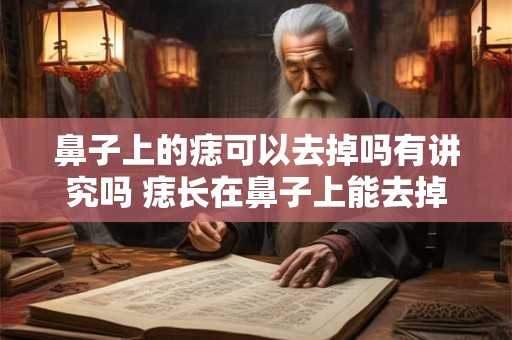 鼻子上的痣可以去掉吗有讲究吗 痣长在鼻子上能去掉吗