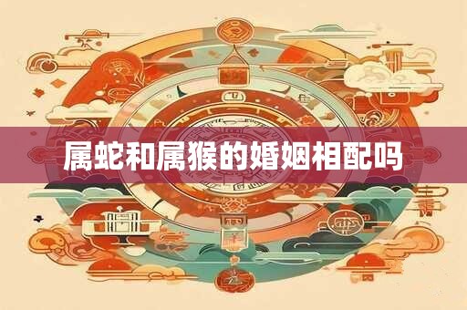 属蛇和属猴的婚姻相配吗