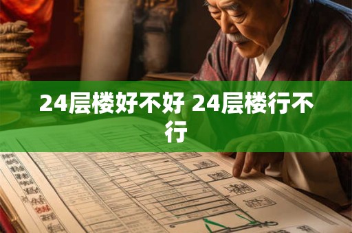24层楼好不好 24层楼行不行