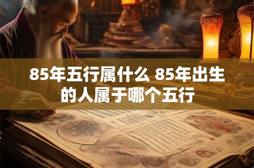 85年五行属什么 85年出生的人属于哪个五行
