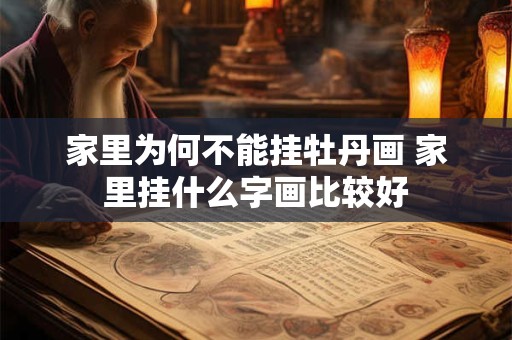 家里为何不能挂牡丹画 家里挂什么字画比较好