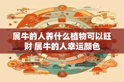 属牛的人养什么植物可以旺财 属牛的人幸运颜色