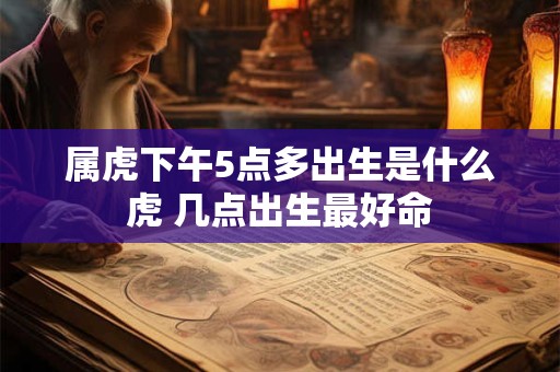 属虎下午5点多出生是什么虎 几点出生最好命