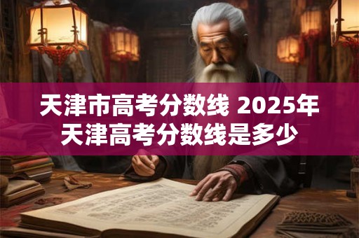天津市高考分数线 2025年天津高考分数线是多少