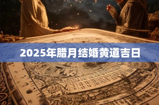 2025年腊月结婚黄道吉日