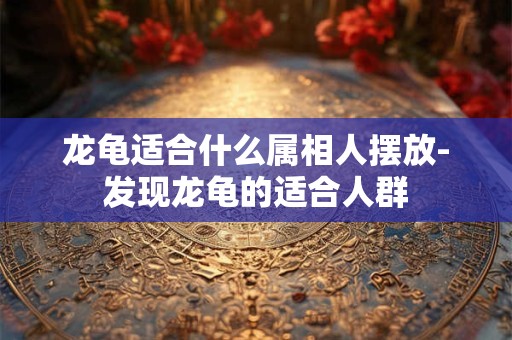 龙龟适合什么属相人摆放-发现龙龟的适合人群