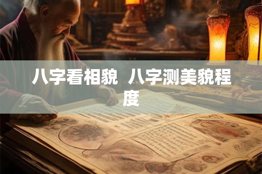 八字看相貌  八字测美貌程度