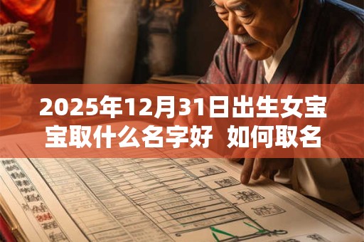 2025年12月31日出生女宝宝取什么名字好  如何取名