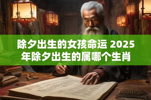 除夕出生的女孩命运 2025年除夕出生的属哪个生肖