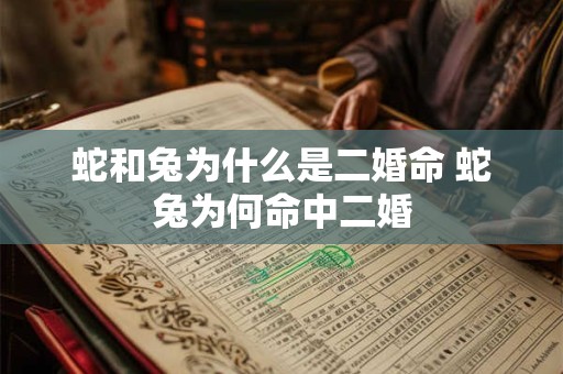 蛇和兔为什么是二婚命 蛇兔为何命中二婚