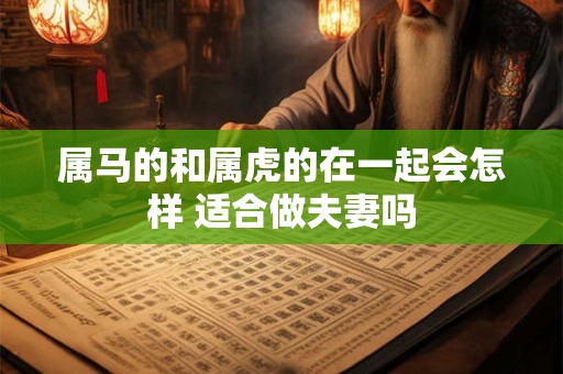 属马的和属虎的在一起会怎样 适合做夫妻吗