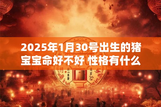 2025年1月30号出生的猪宝宝命好不好 性格有什么特点