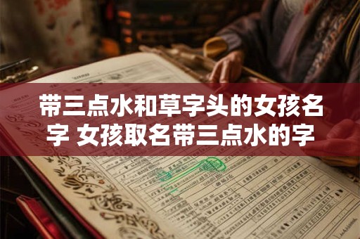 带三点水和草字头的女孩名字 女孩取名带三点水的字