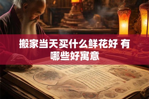 搬家当天买什么鲜花好 有哪些好寓意 搬家当天买什么鲜花好 有哪些好寓意