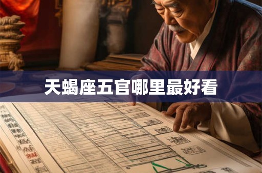 天蝎座五官哪里最好看