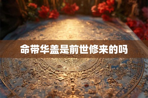 命带华盖是前世修来的吗