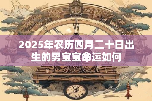 2025年农历四月二十日出生的男宝宝命运如何