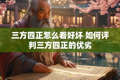 三方四正怎么看好坏 如何评判三方四正的优劣