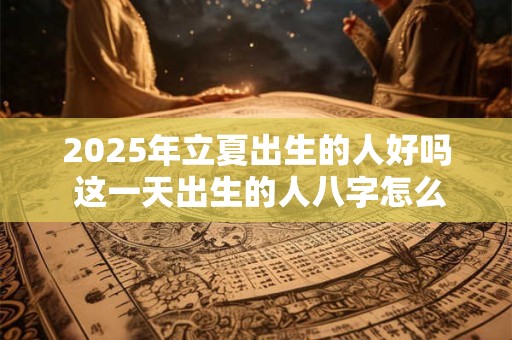 2025年立夏出生的人好吗 这一天出生的人八字怎么样 2025年立夏出生的人好吗 这一天出生的人八字怎么样