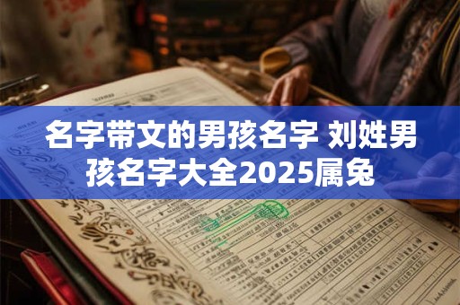 名字带文的男孩名字 刘姓男孩名字大全2025属兔 名字带文的男孩名字 刘姓男孩名字大全2025属兔