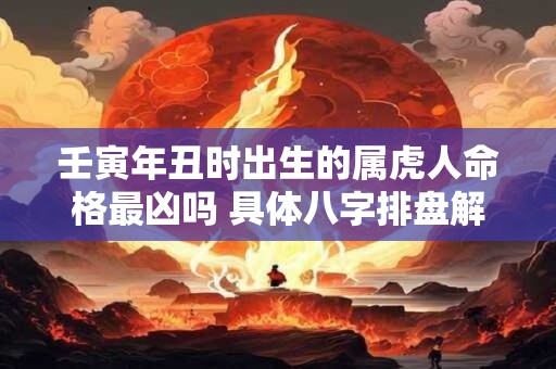 壬寅年丑时出生的属虎人命格最凶吗 具体八字排盘解析
