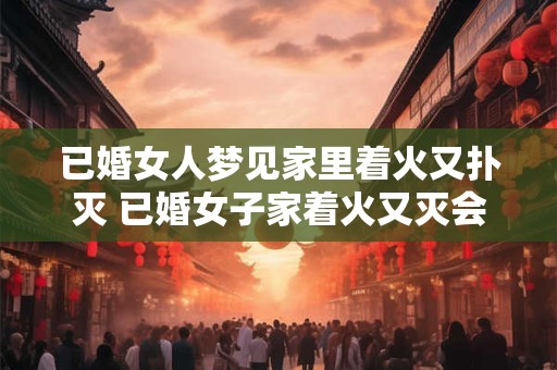 已婚女人梦见家里着火又扑灭 已婚女子家着火又灭会有何寓意