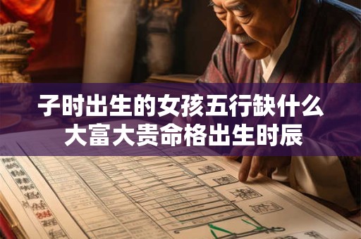 子时出生的女孩五行缺什么 大富大贵命格出生时辰