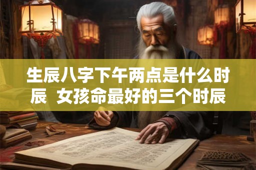 生辰八字下午两点是什么时辰  女孩命最好的三个时辰