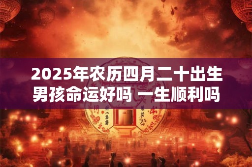 2025年农历四月二十出生男孩命运好吗 一生顺利吗