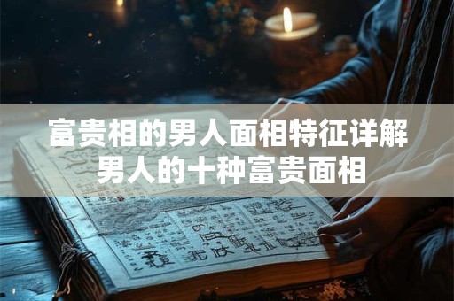 富贵相的男人面相特征详解 男人的十种富贵面相