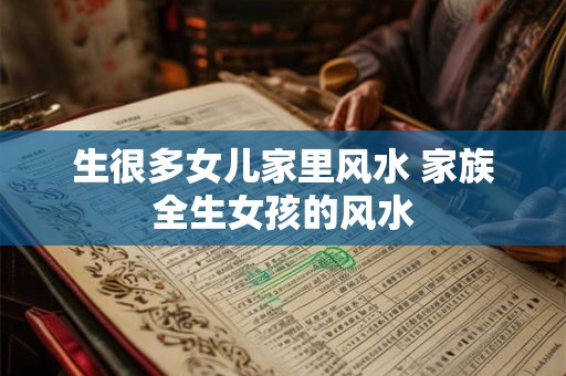 生很多女儿家里风水 家族全生女孩的风水