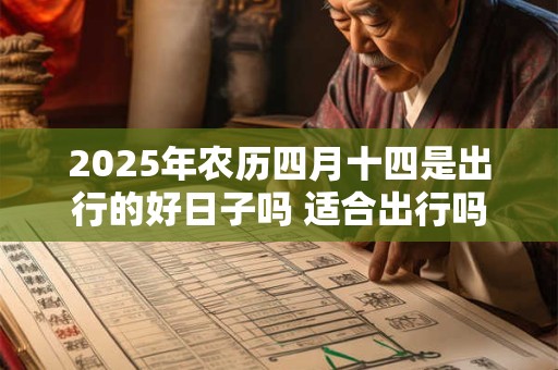 2025年农历四月十四是出行的好日子吗 适合出行吗