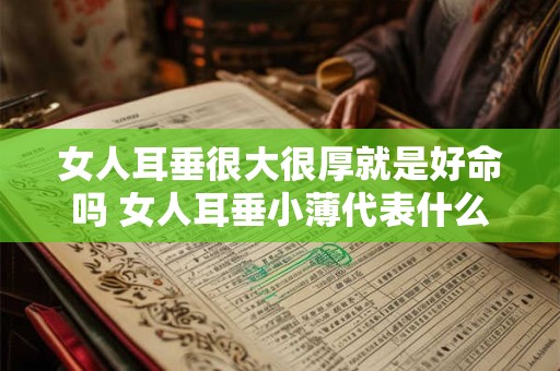 女人耳垂很大很厚就是好命吗 女人耳垂小薄代表什么