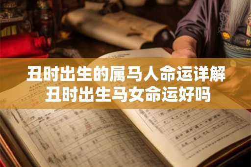 丑时出生的属马人命运详解 丑时出生马女命运好吗
