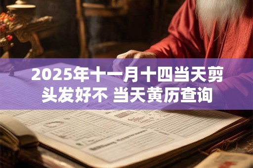 2025年十一月十四当天剪头发好不 当天黄历查询