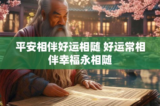平安相伴好运相随 好运常相伴幸福永相随
