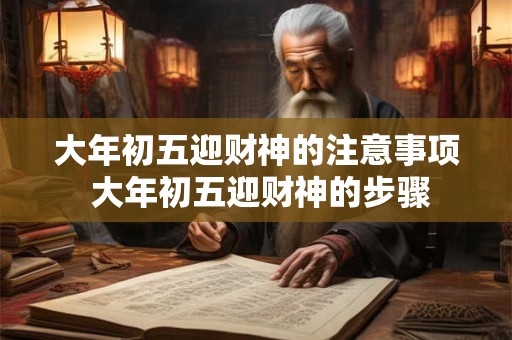 大年初五迎财神的注意事项 大年初五迎财神的步骤
